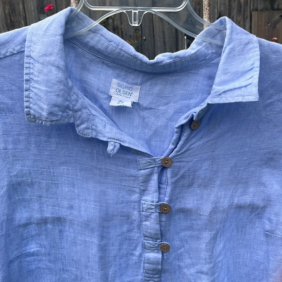 Sigrid Olsen beautiful preloved gently used, 100% linen, size 1X - Picture 4 of 5